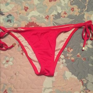 Victoria's Secret red swim bikini bottoms